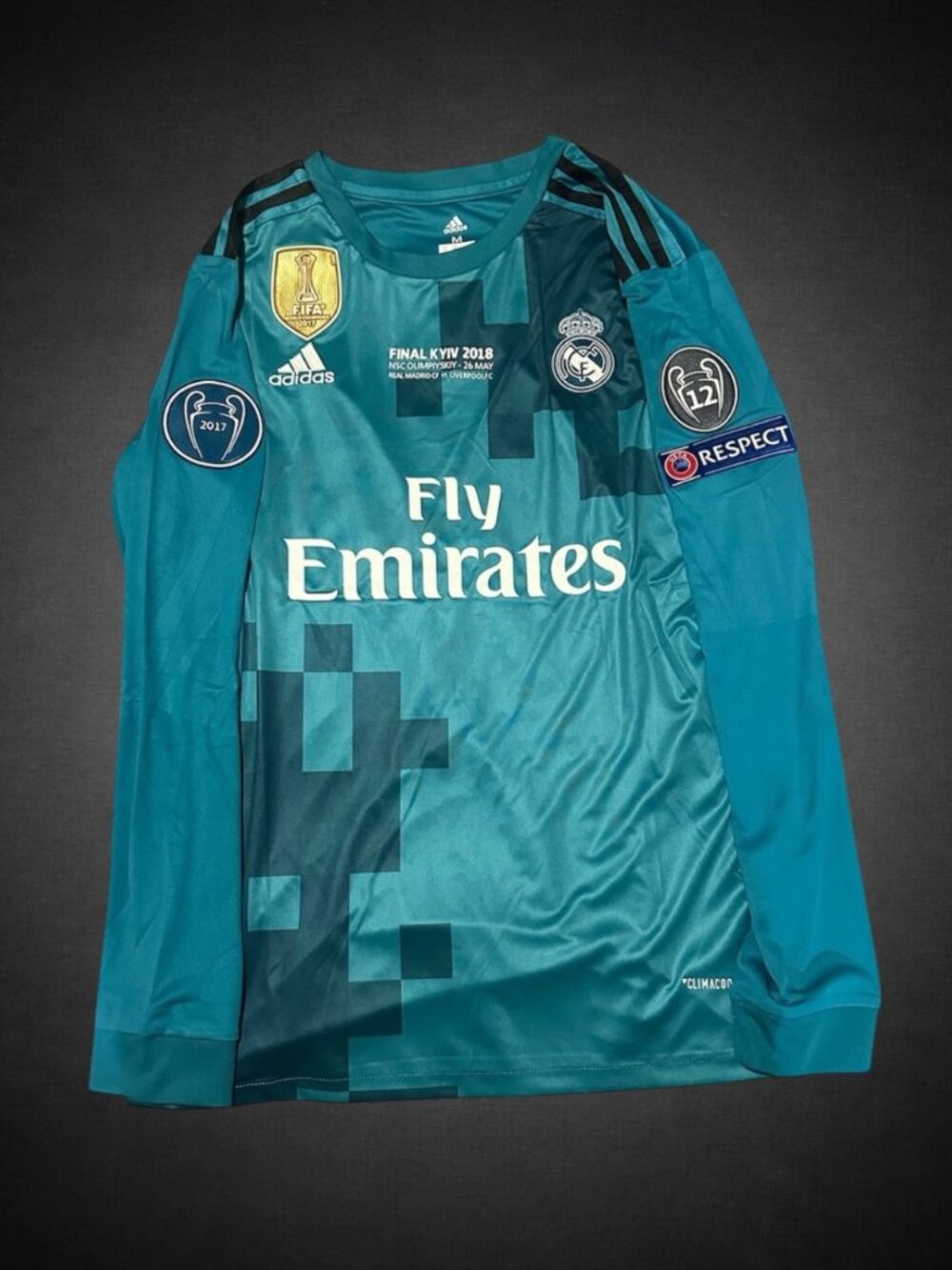 2017 Real Madrid FS third kit with UCL. Cristiano Ronaldo soccer football jersey